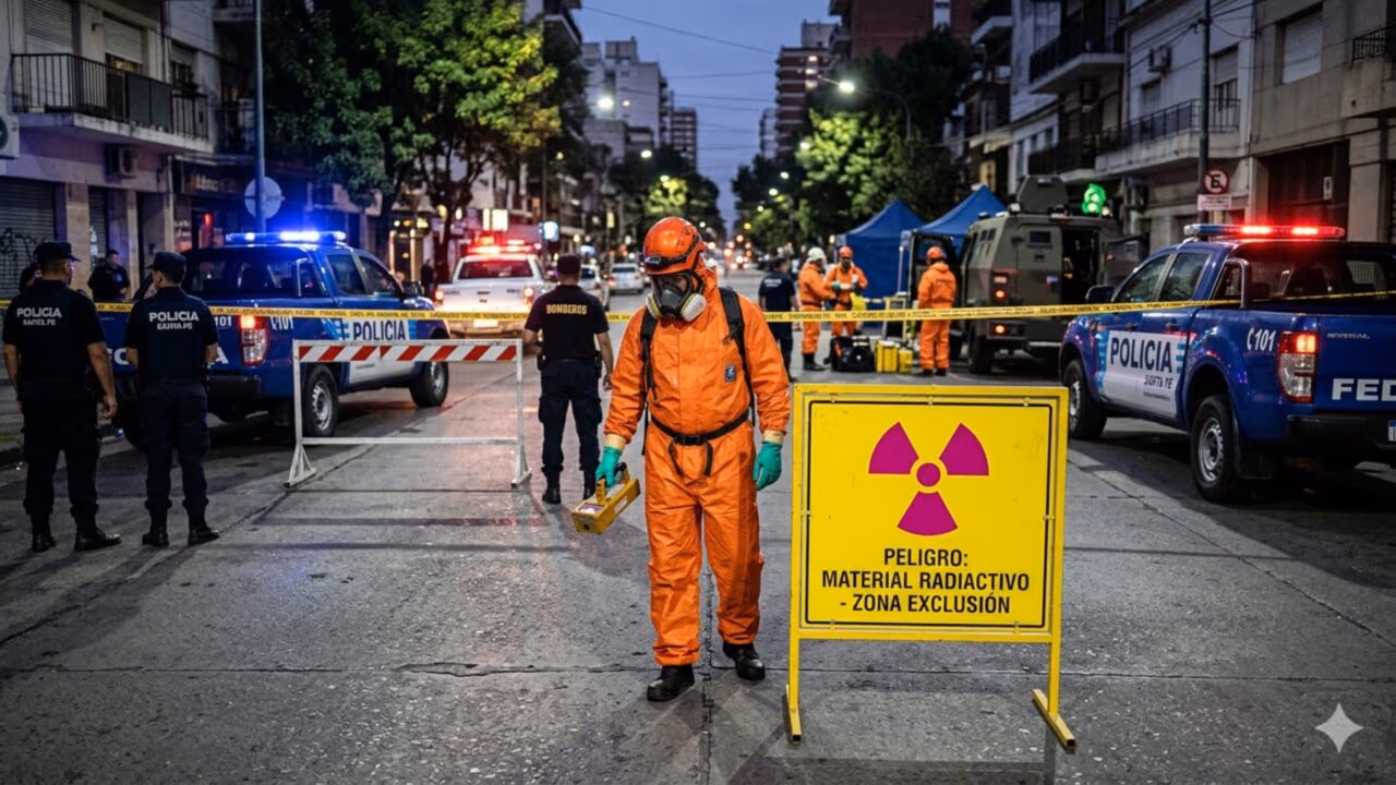 Uma cápsula de césio-137, material extremamente radioativo e perigoso, é roubada desencadeia operação de busca e alerta público