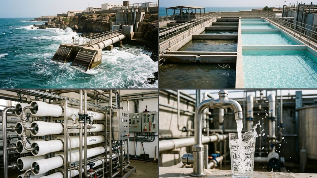 O fim da seca usando oceano como fonte de água potável: como um país instalou dutos submarinos de 340 metros no Atlântico e o que isso significa para o Brasil e o mundo