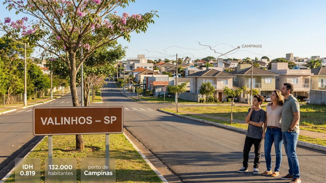 Município do interior paulista chama atenção por oferecer qualidade de vida acima da média nacional