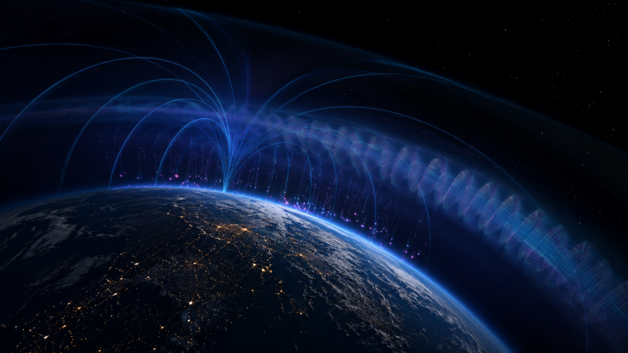 Ondas elétricas quase invisíveis podem explicar como a Terra se livra de elétrons capazes de danificar satélites