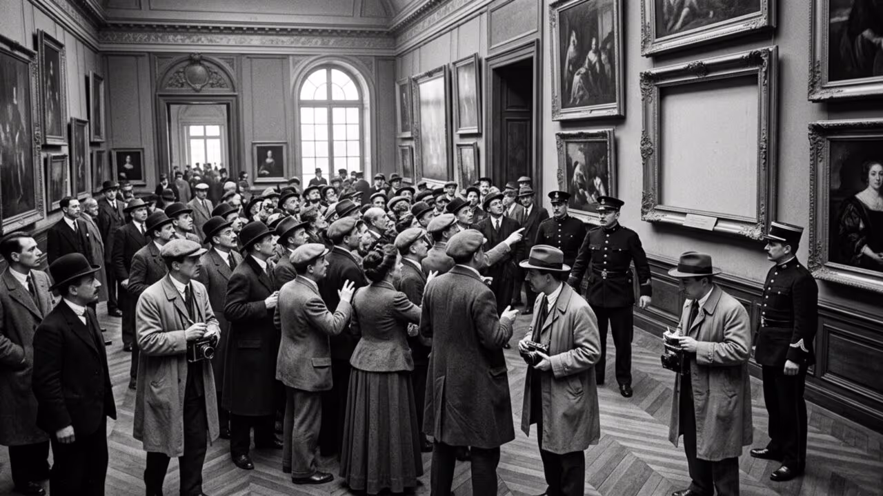 O roubo genial de 1911 executado por 1 único marceneiro italiano que transformou um simples quadro do Louvre na pintura mais cara do mundo