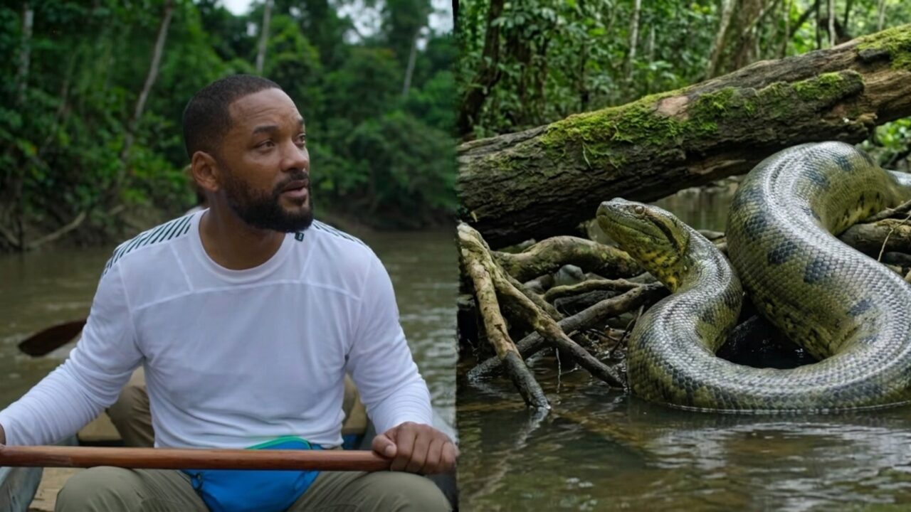 Uma série com Will Smith levou à descoberta de uma nova espécie de anaconda gigante na Amazônia