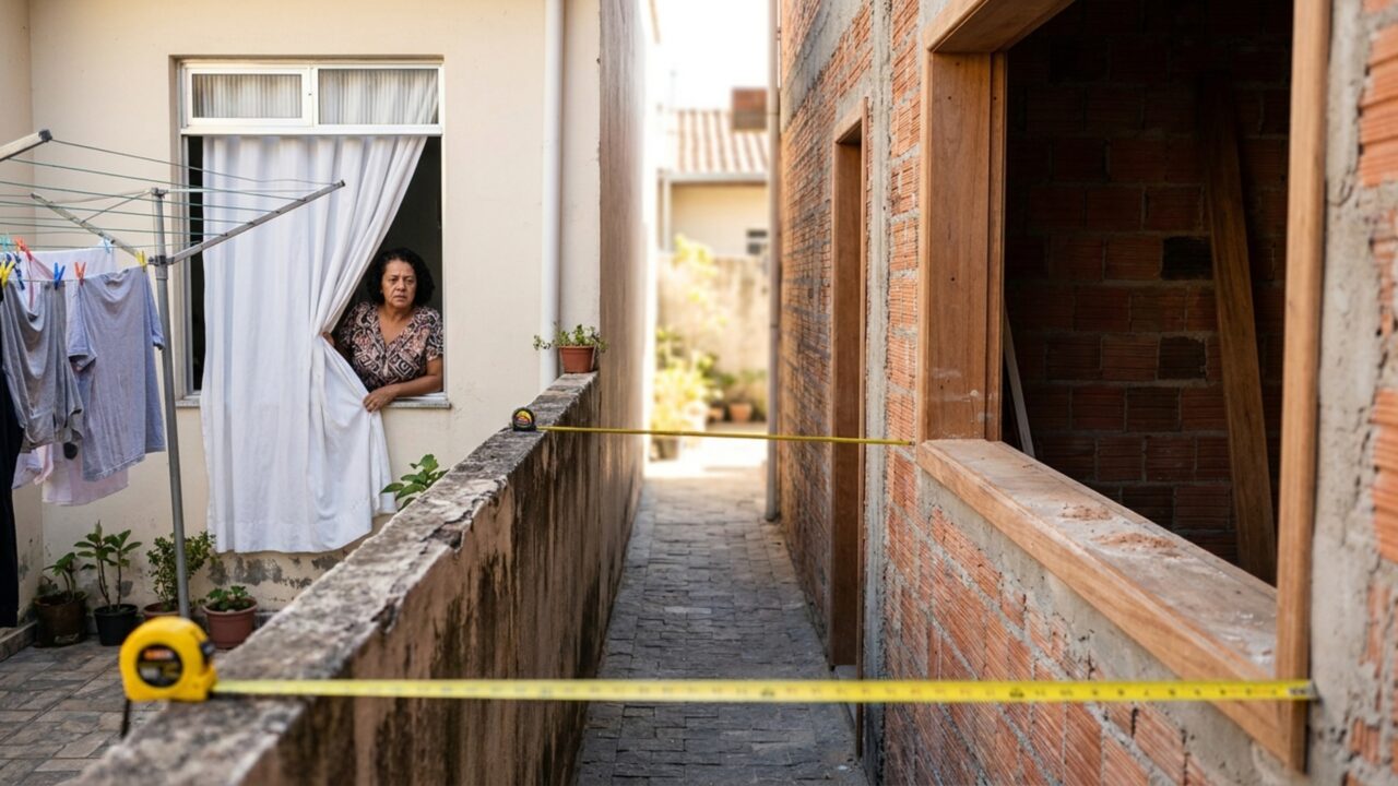 Quem constrói janela virada para o quintal do vizinho deveria conhecer a distância que o Código Civil não trata como detalhe