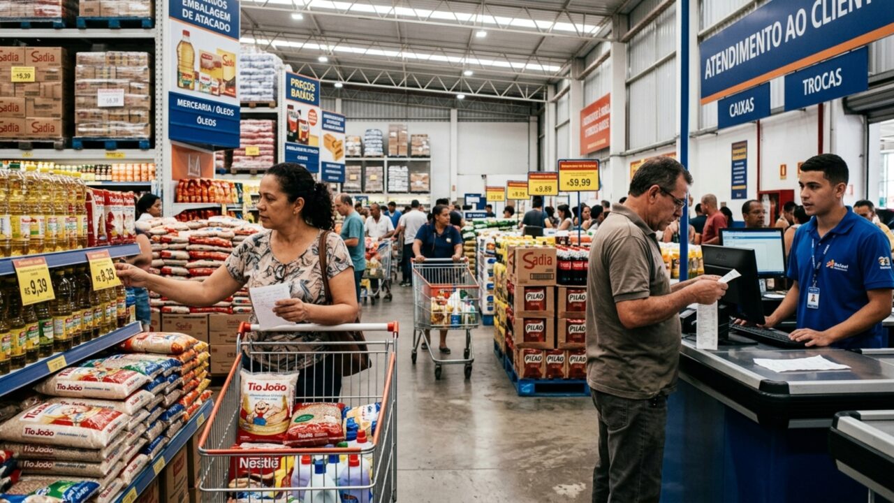 Assaí, Carrefour e Atacadão enfrentam novas regras em 2026: veja o que muda em preços, horário e atendimento