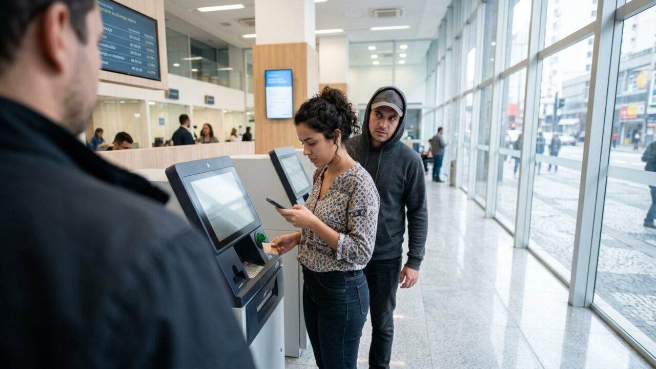 Comunicado para clientes que vão sacar em caixas eletrônicos acende alerta