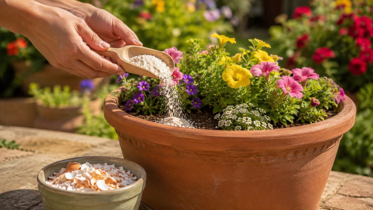 O passo simples que transforma cascas de ovo em um reforço natural para flores e vasos domésticos