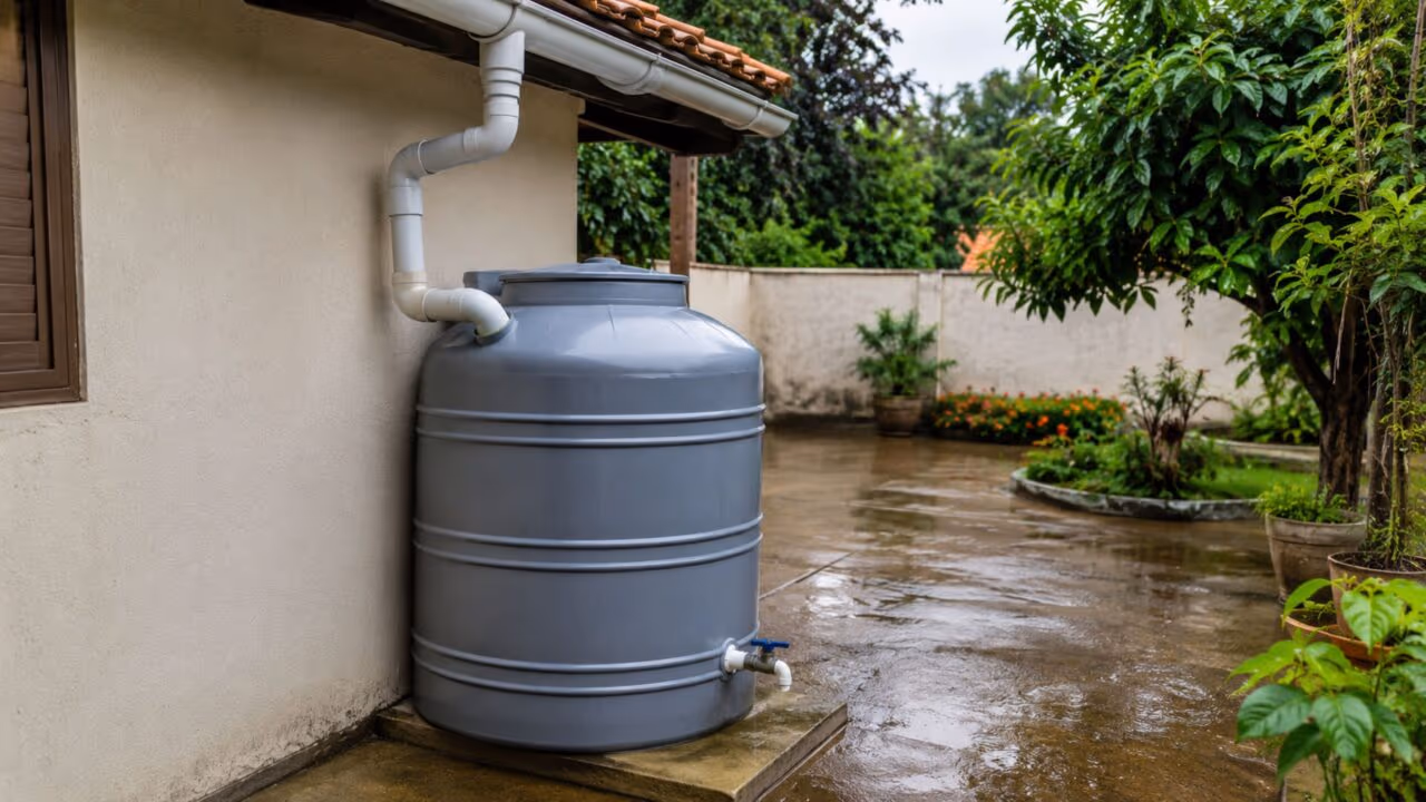Como montar um sistema caseiro para captar água da chuva e economizar na conta de água