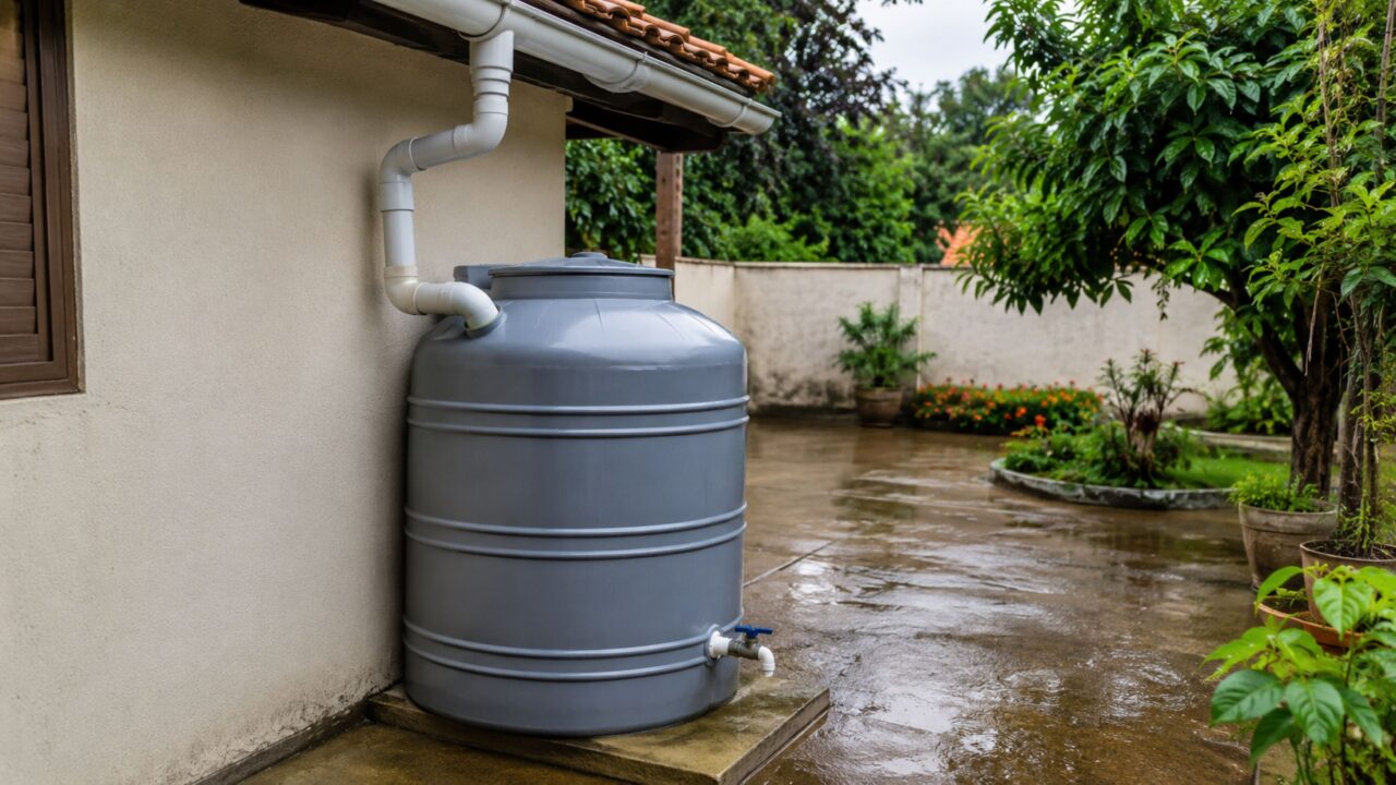 Como montar um sistema caseiro para captar água da chuva e economizar na conta de água