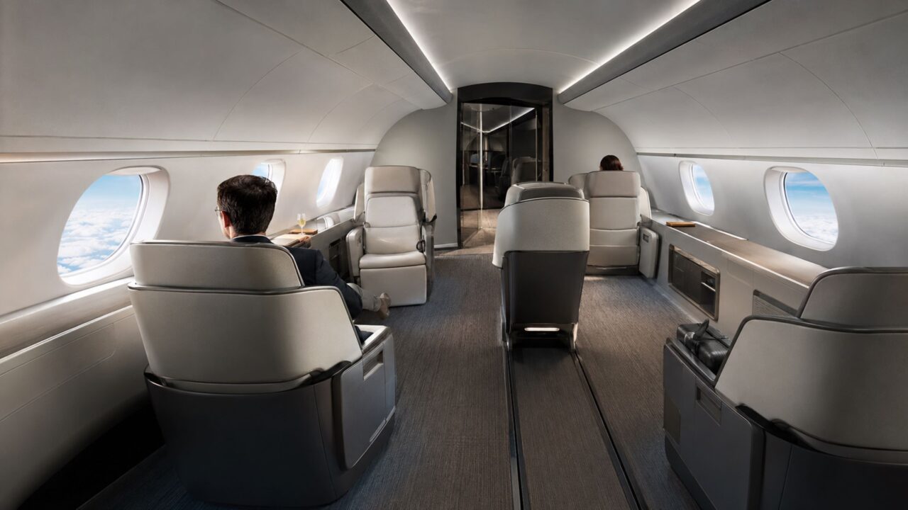 Cabine premium e velocidade extrema são a aposta do voo supersônico moderno