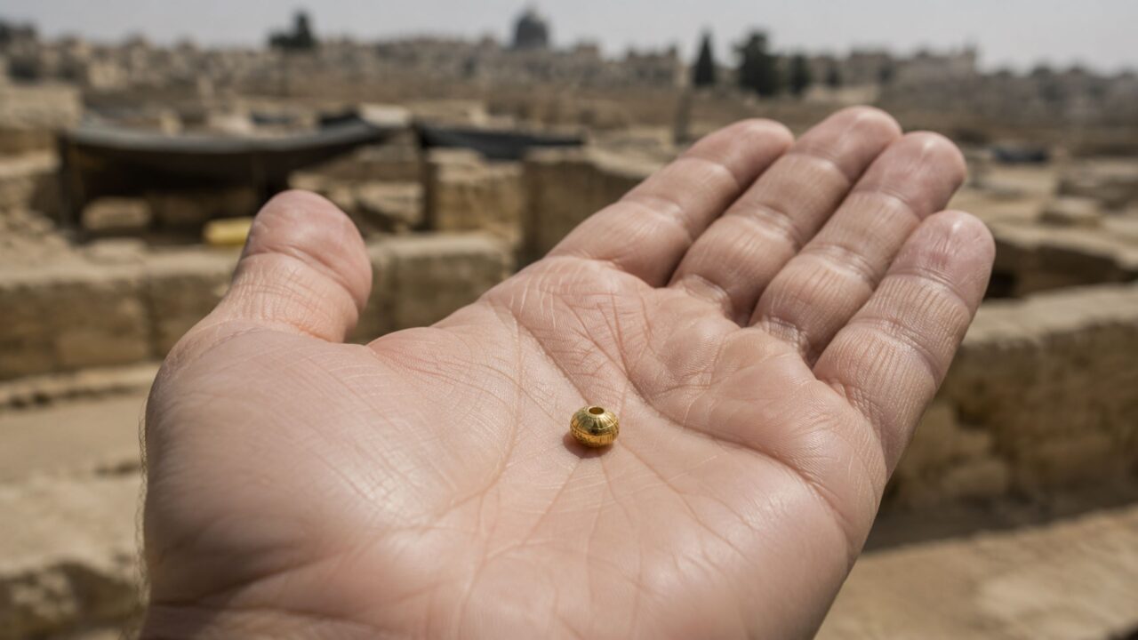 Um pequeno tesouro encontrado em Jerusalém mostra como um objeto minúsculo pode reabrir uma vida inteira