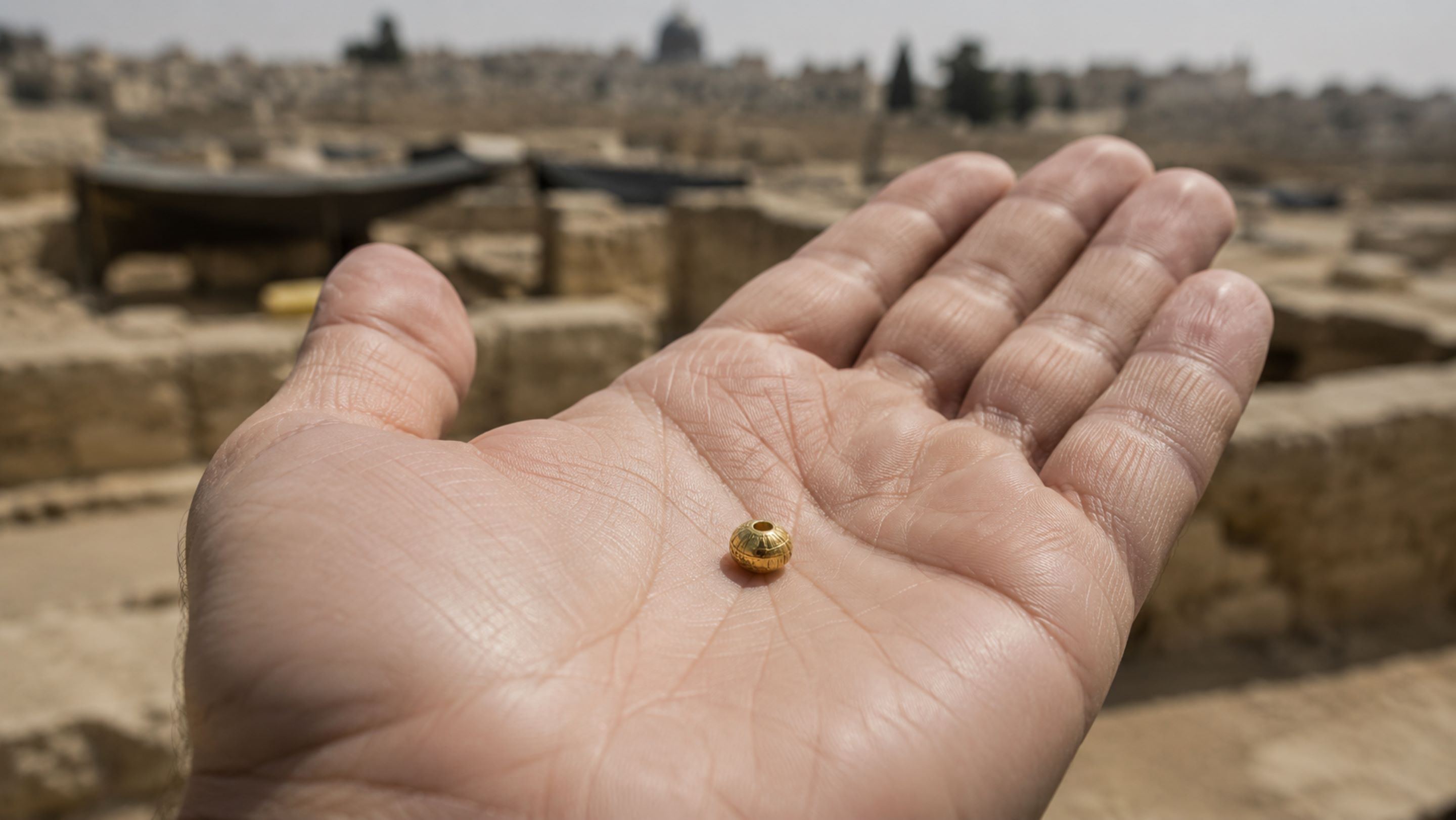 Um pequeno tesouro encontrado em Jerusalém mostra como um ob