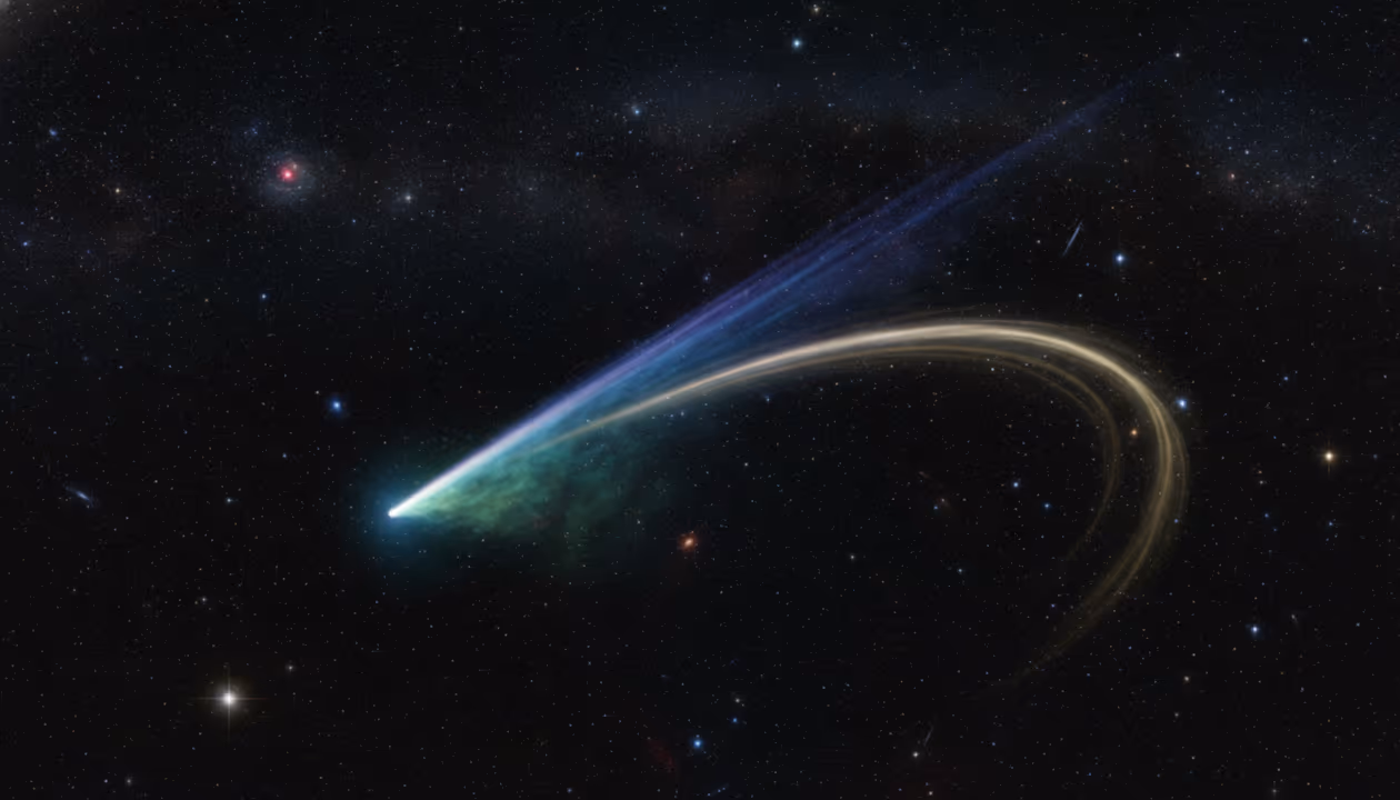 O cometa interestelar 3I/ATLAS pode estar mudando o que os astrônomos sabem sobre a água dos cometas, ao revelar uma composição muito diferente da encontrada no Sistema Solar