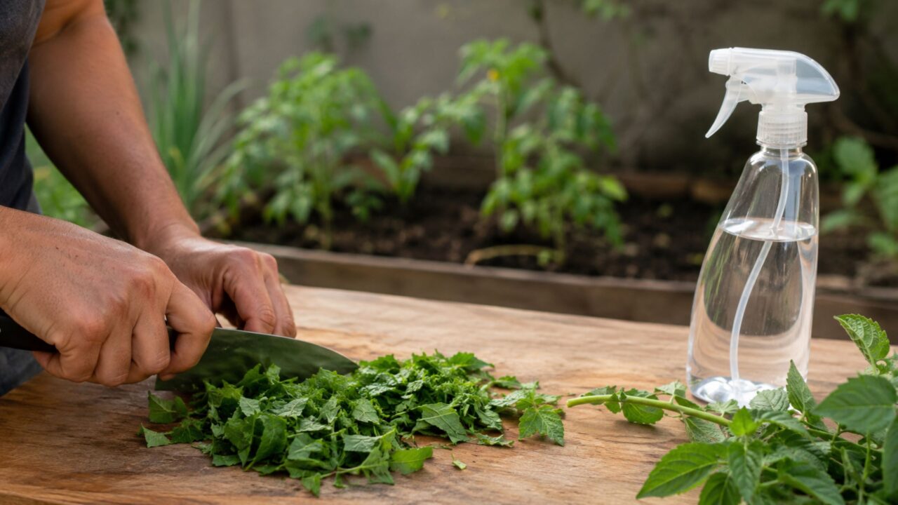 Como usar folhas de tomate na horta para afastar pulgões e lagartas sem usar veneno