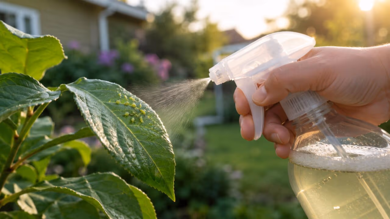 Esse óleo essencial cítrico pode ajudar a afastar pulgões das plantas do jardim