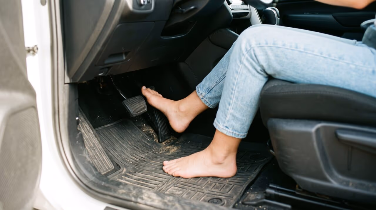 Pode dirigir de chinelo ou descalço? saiba o que é infração