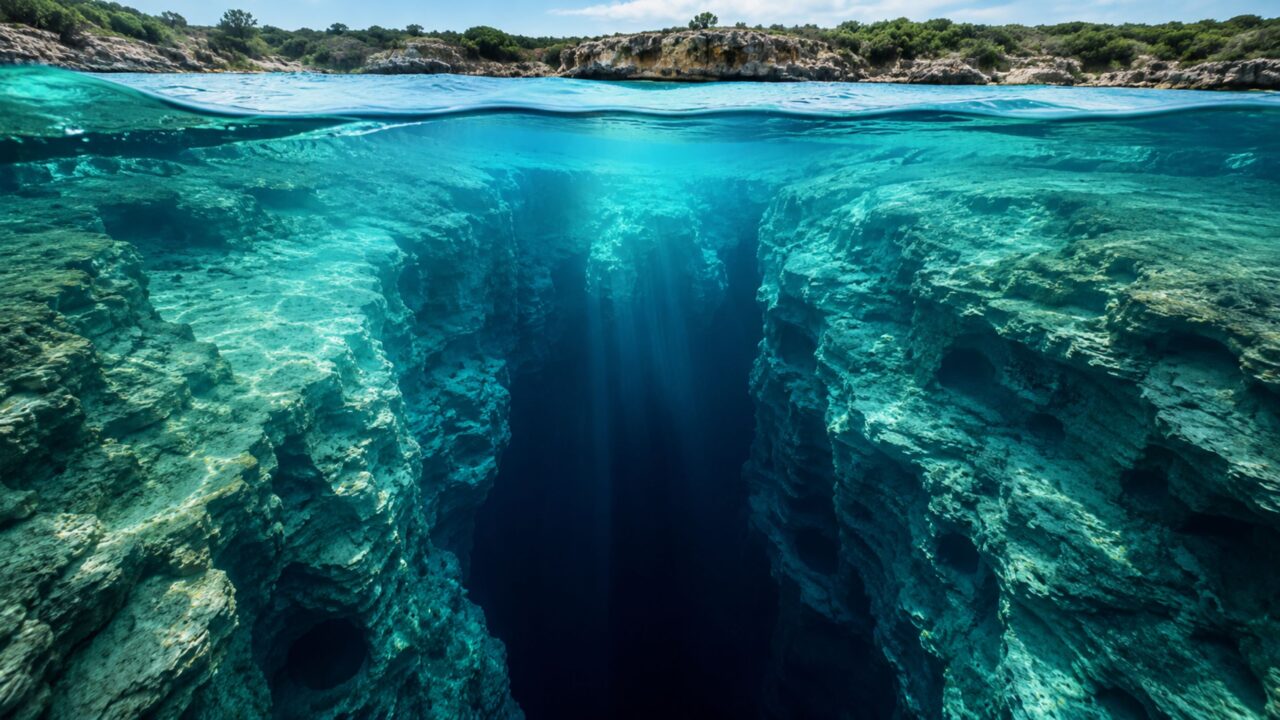Camadas de água e cavernas podem esconder novas respostas no fundo do mar