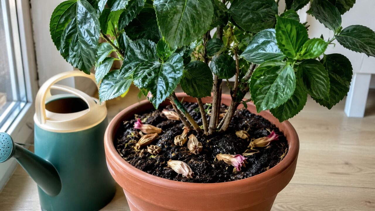 O erro na rega que faz os botões das suas plantas caírem antes mesmo de abrir