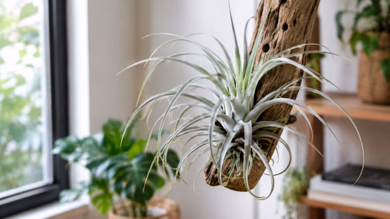 Esta planta exótica sobrevive sem terra e purifica o ambiente