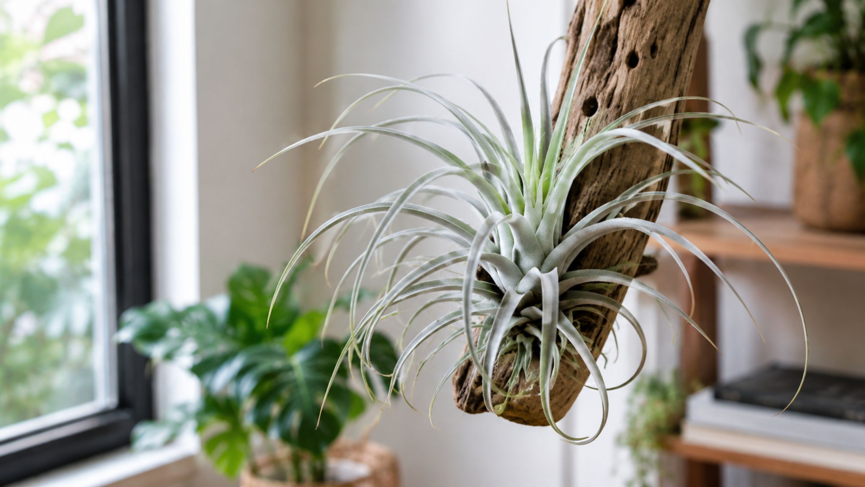 Esta planta exótica sobrevive sem terra e purifica