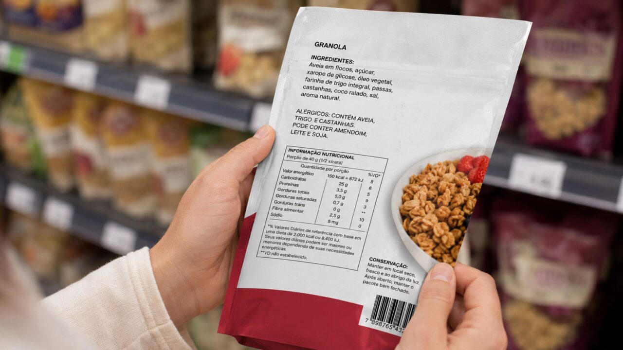 Ler a lista de ingredientes ajuda a identificar produtos que podem atrapalhar o emagrecimento mesmo com aparência fit