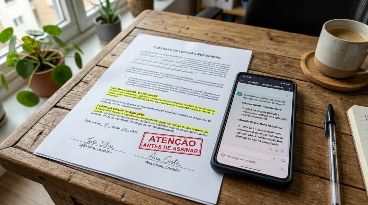 5 perguntas que você deve fazer ao ChatGPT antes de assinar qualquer contrato de aluguel