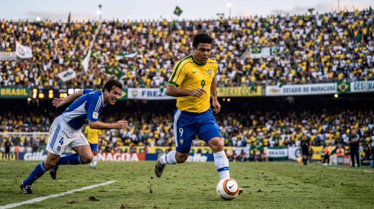 Ronaldo Fenômeno, o atacante mais rápido do mundo na sua época: “A velocidade que assustava não estava nas pernas. Estava na cabeça dos adversários.”