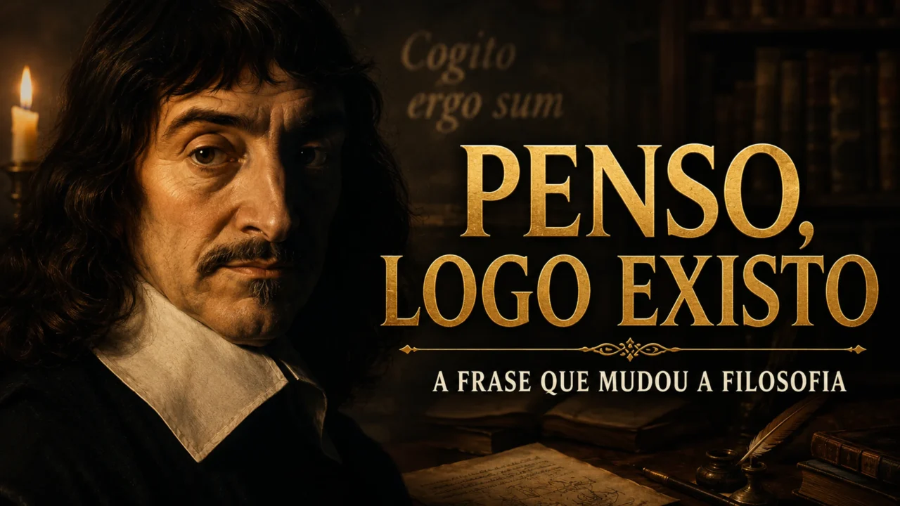 René Descartes há 300 anos proferiu a frase que mudou a filosofia para sempre: “Cogito Ergo Sum”