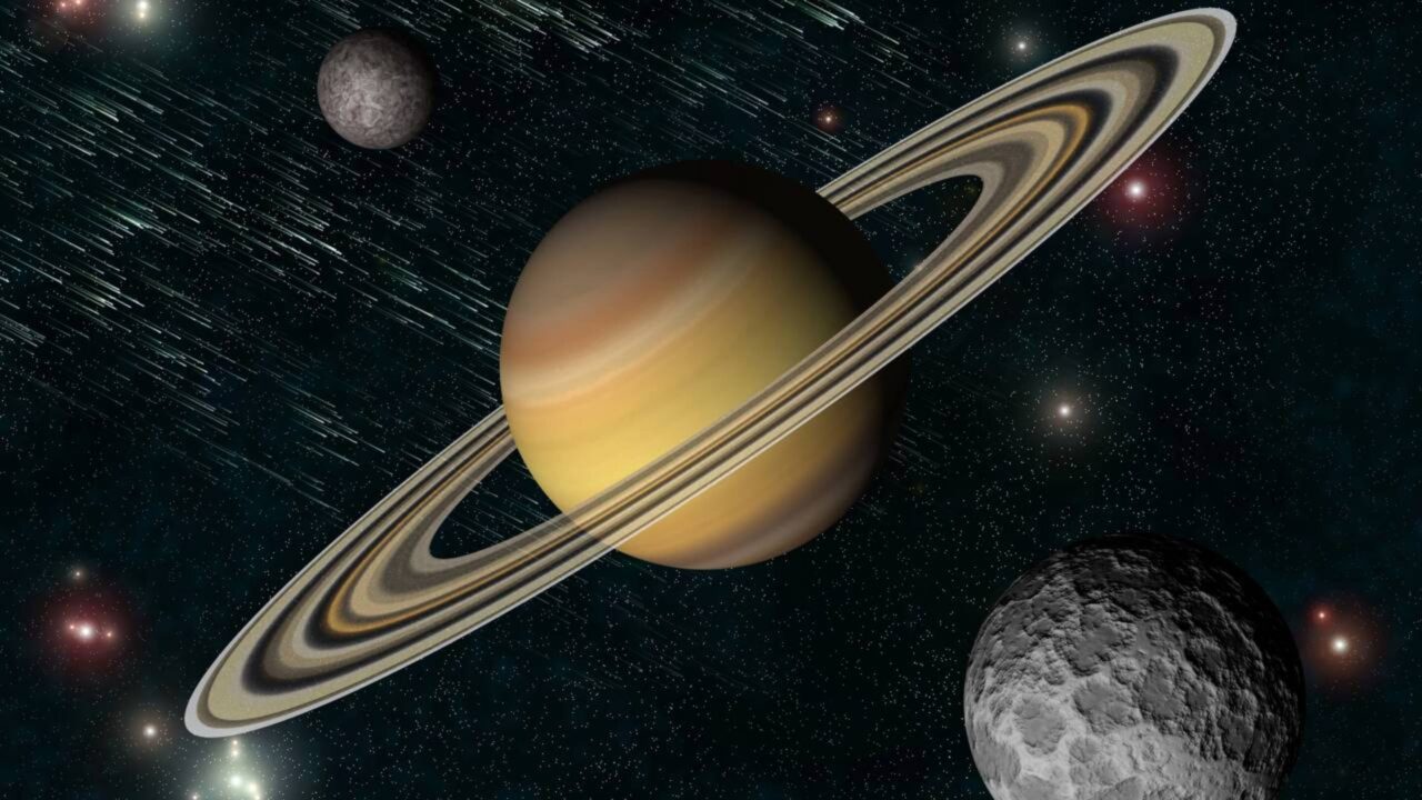 Se existisse uma banheira grande o bastante, Saturno flutuaria nela graças à sua densidade média inferior à da água