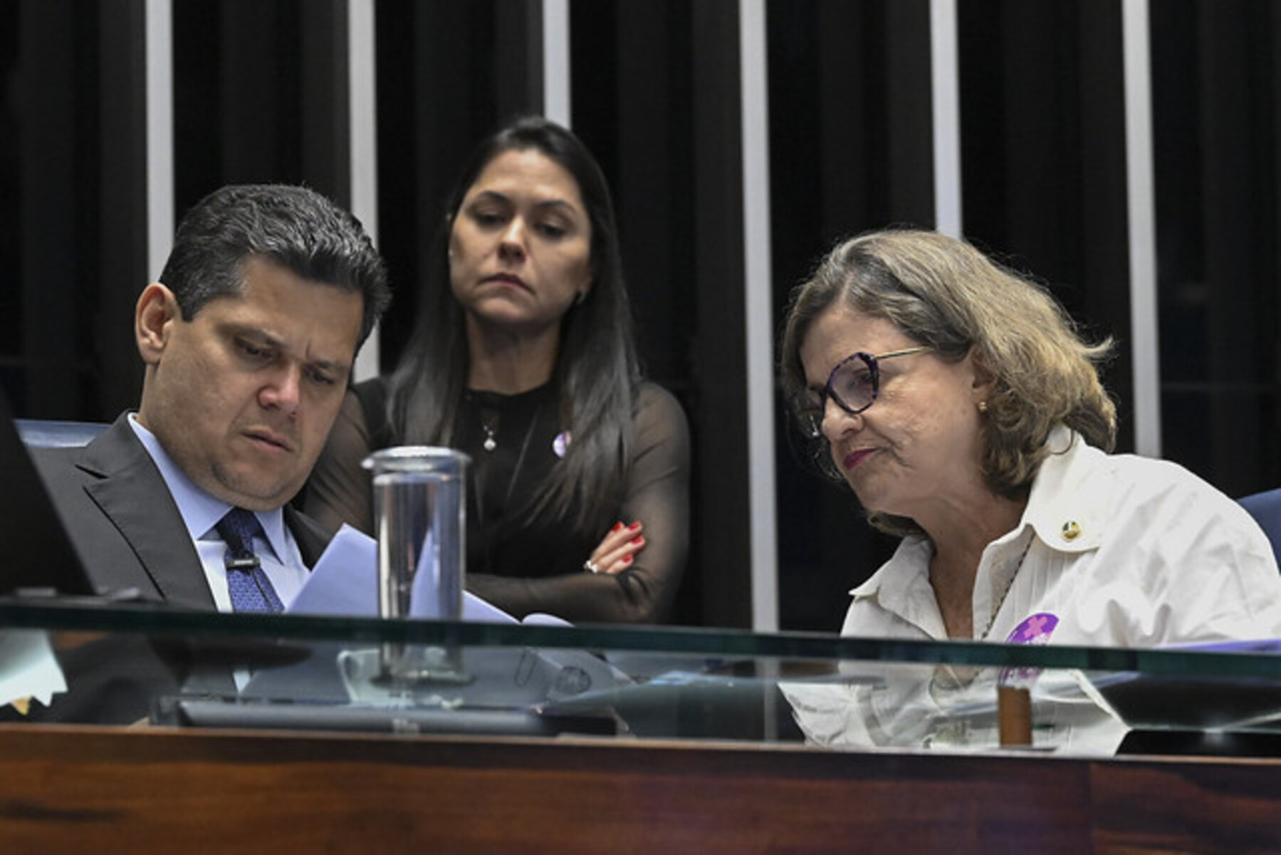 Teresa Leitão apresenta prioridades do governo e Alcolumbre diz que vai avaliar
