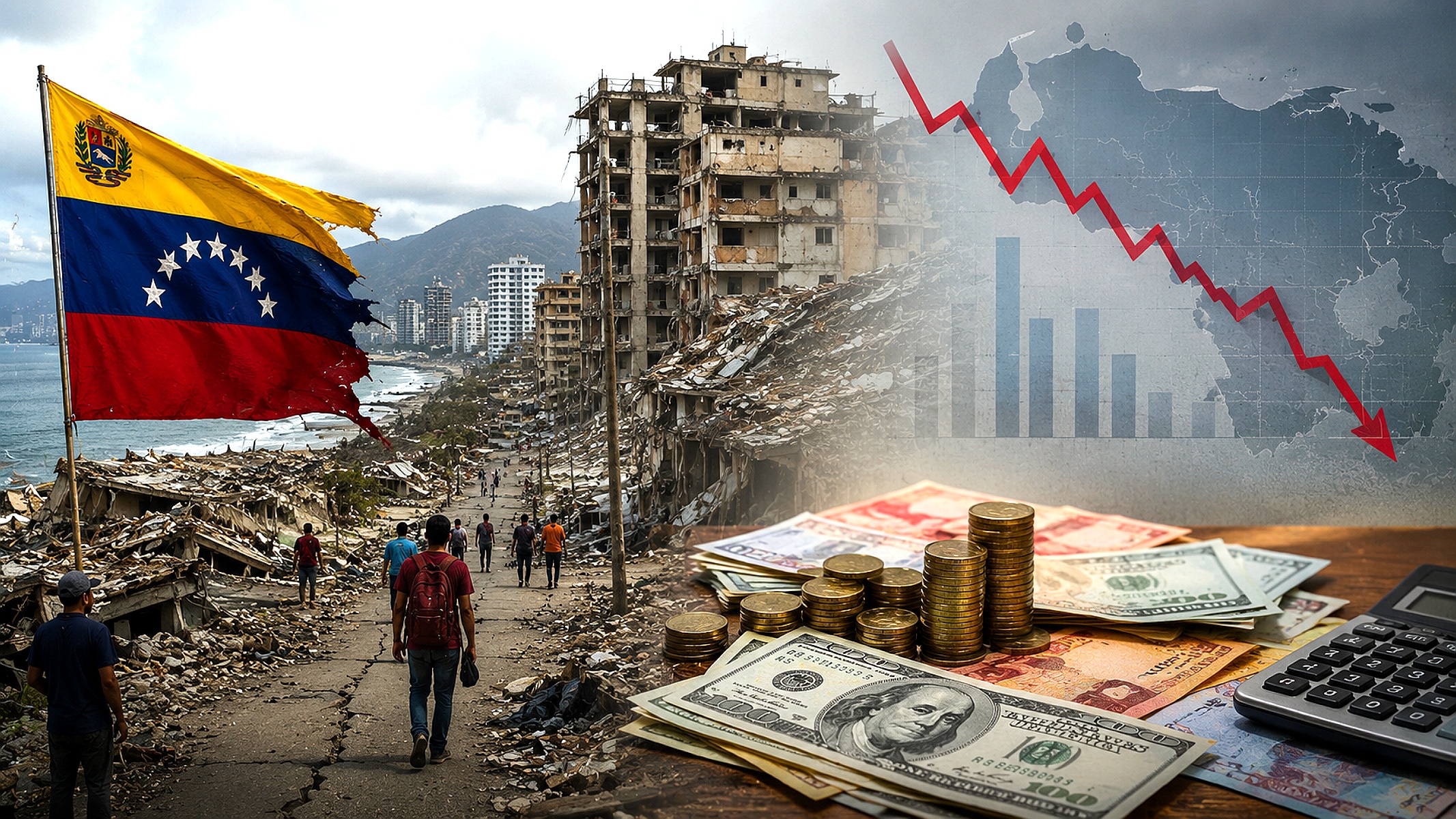 Venezuela, dívida, terremoto, bilhões