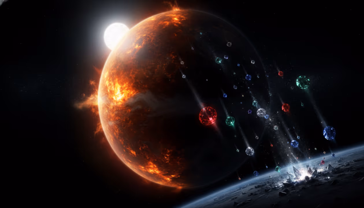 No exoplaneta WASP-121 b, o céu do entardecer é tão quente que pode separar moléculas de água, e o telescópio James Webb conseguiu observar essa diferença extrema de temperatura