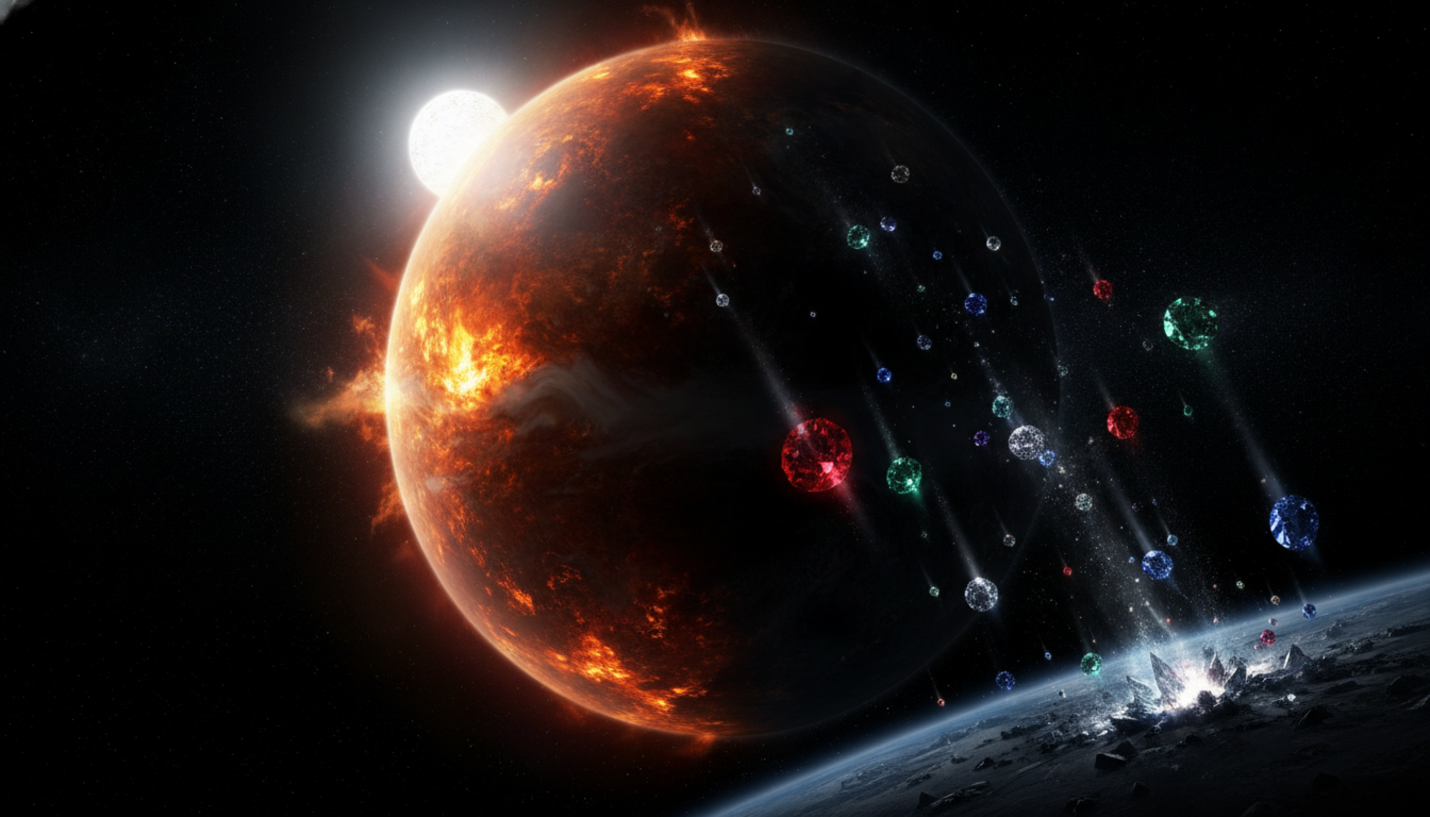 No exoplaneta WASP-121 b, o céu do entardecer é tão quente que pode separar moléculas de água, e o telescópio James Webb conseguiu observar essa diferença extrema de temperatura