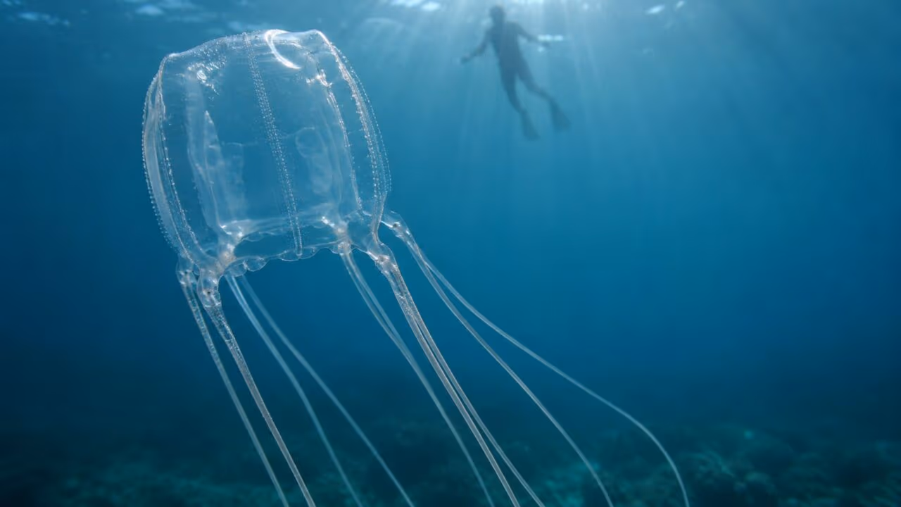 O veneno dessa criatura quase invisível no mar é tão poderoso que pode matar vários humanos ao mesmo tempo