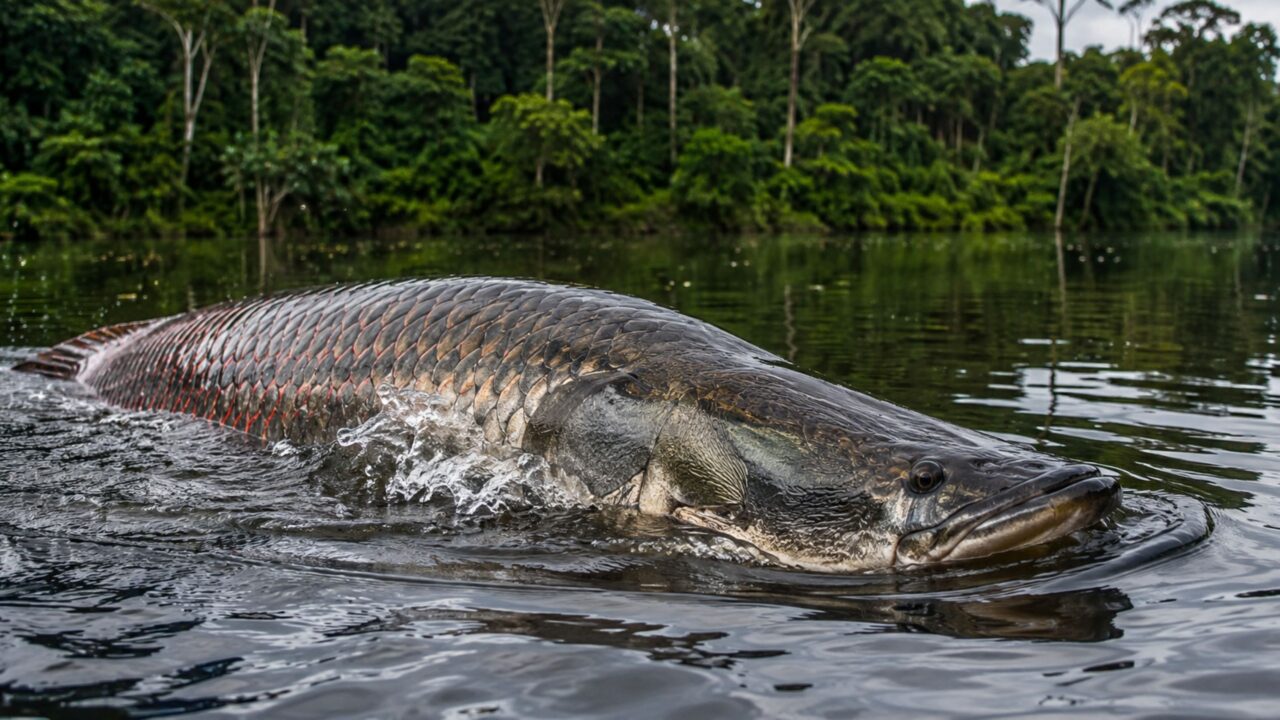 Peixe gigante passa de 2 metros e 100 kg e é apontado como um dos maiores predadores da Amazônia