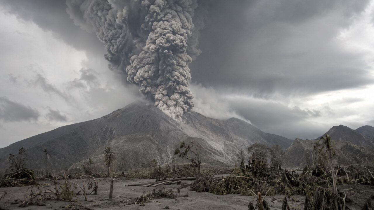 O vulcão Pinatubo parecia adormecido havia séculos, mas acordou com uma erupção tão forte que apagou florestas e criou uma nova paisagem