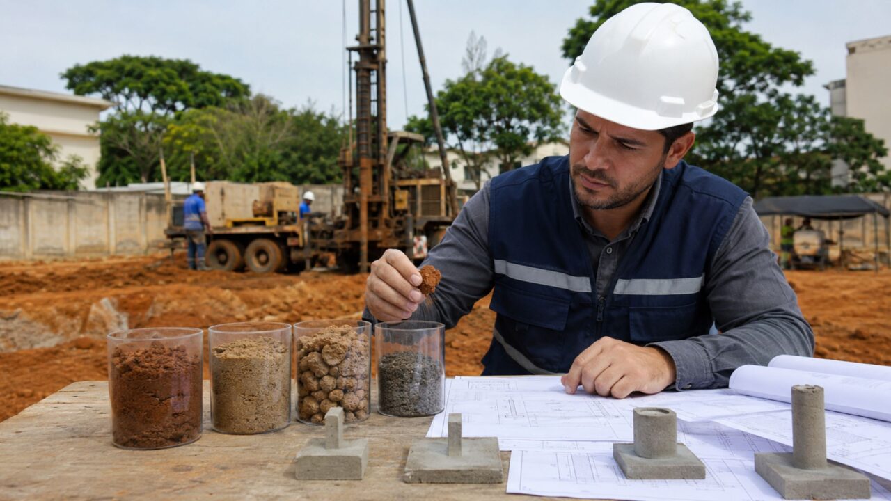 Laudo do terreno ajuda a escolher a fundação certa