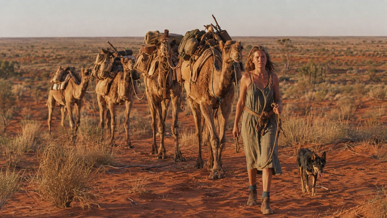 A mulher que caminhou 2.700 km pelo deserto australiano com quatro camelos e um cão até chegar ao Oceano Índico