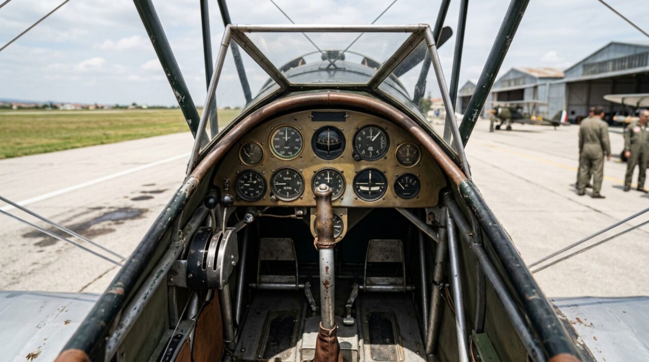 O domínio de instrumentos e manobras em bombardeiros e caças marcou o treinamento rigoroso da aviadora