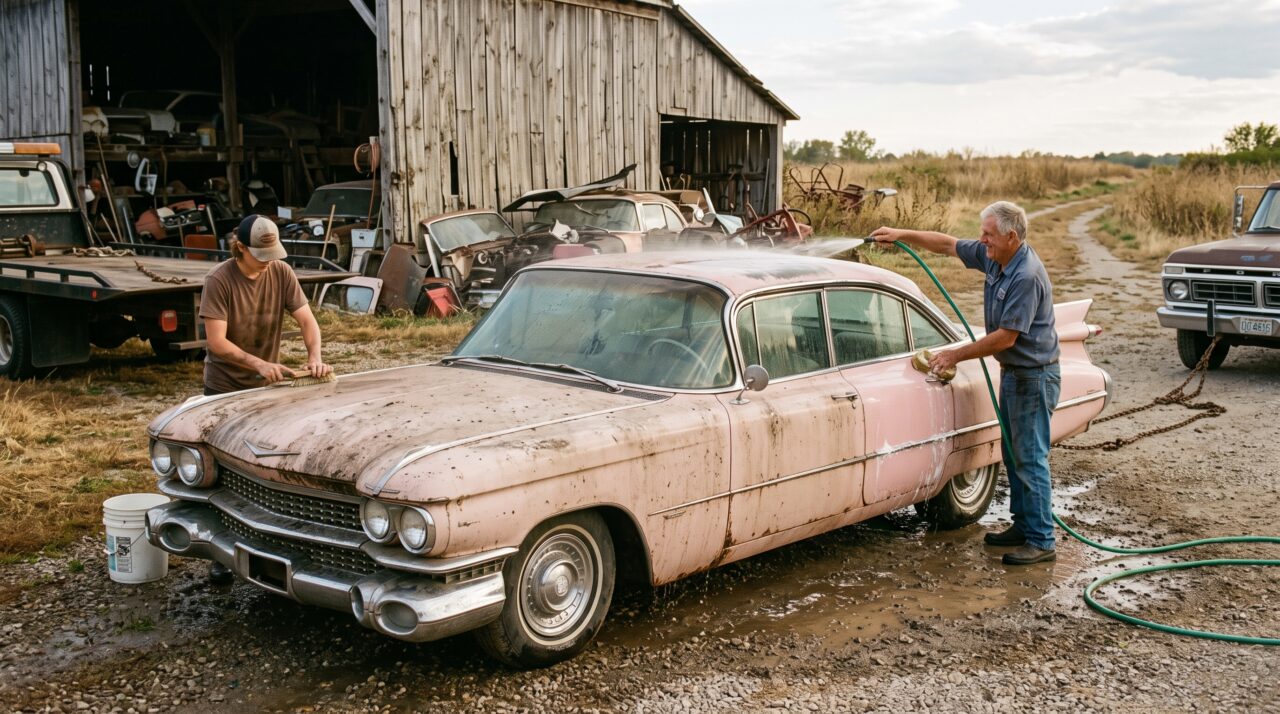A restauração e reparo deste Cadillac DeVille 1959 o transformou de sucata de volta a um clássico luxuoso que todo colecionador gostaria de ter