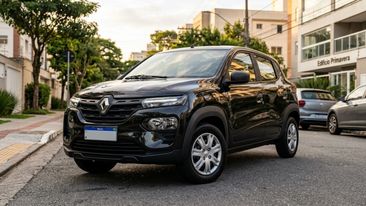 Renault agrada brasileiros com carro 0 km que custa R$ 82.790 e faz 14,6 km/l