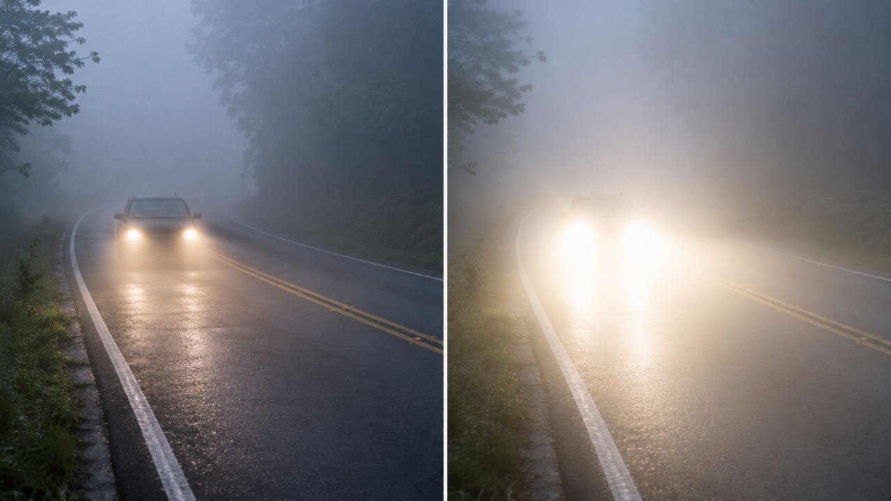 Neblina na serra: o que acender e o que nunca acender, segundo o CTB