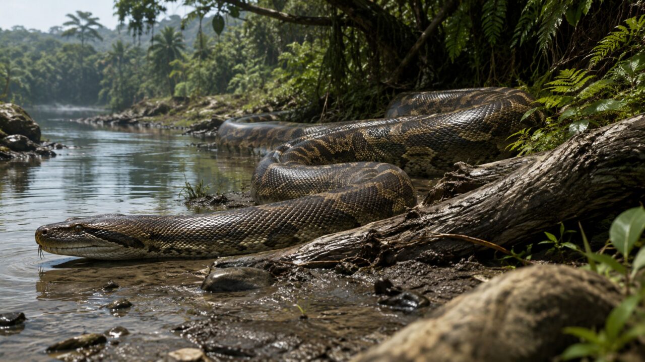 O ambiente tropical onde a Titanoboa alcançou tamanho extremo