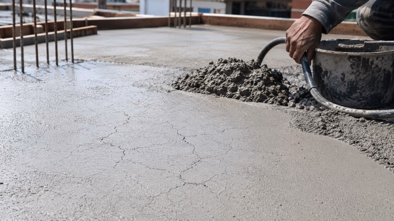 O erro no concreto na laje que parece inofensivo, mas pode fazer a estrutura trincar em poucos meses