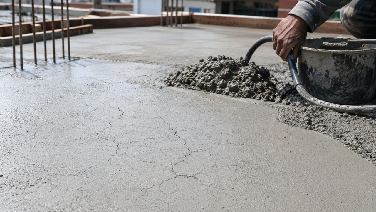 O erro no concreto na laje que parece inofensivo, mas pode fazer a estrutura trincar em poucos meses