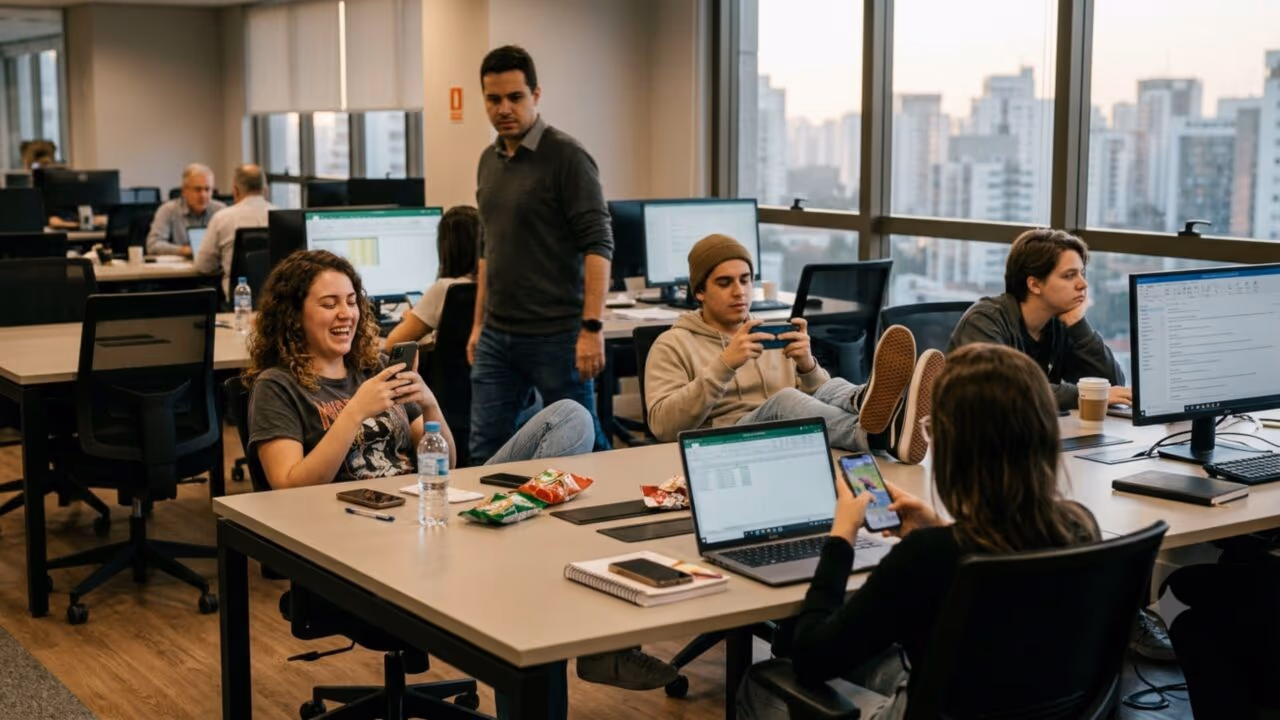 A Geração Z é um problema para muitas empresas: 95% dos jovens não respeitam as horas de trabalho ou obrigações