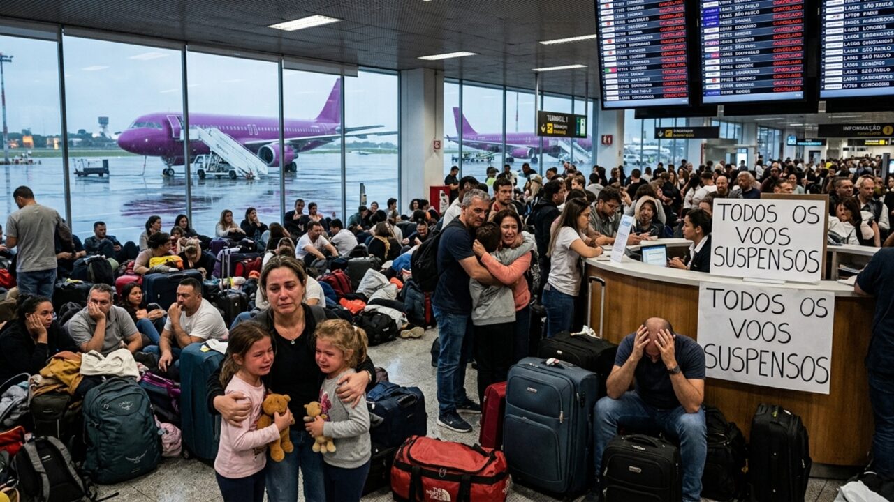 Companhia aérea cancela todos os voos sem aviso e deixa 4 mil passageiros presos e mil trabalhadores sem emprego