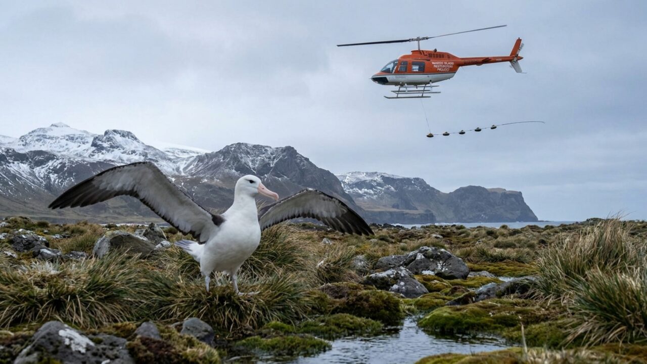 Ilha prepara 6 helicópteros e 550 toneladas de iscas para eliminar animal invasor de apenas 20 gramas