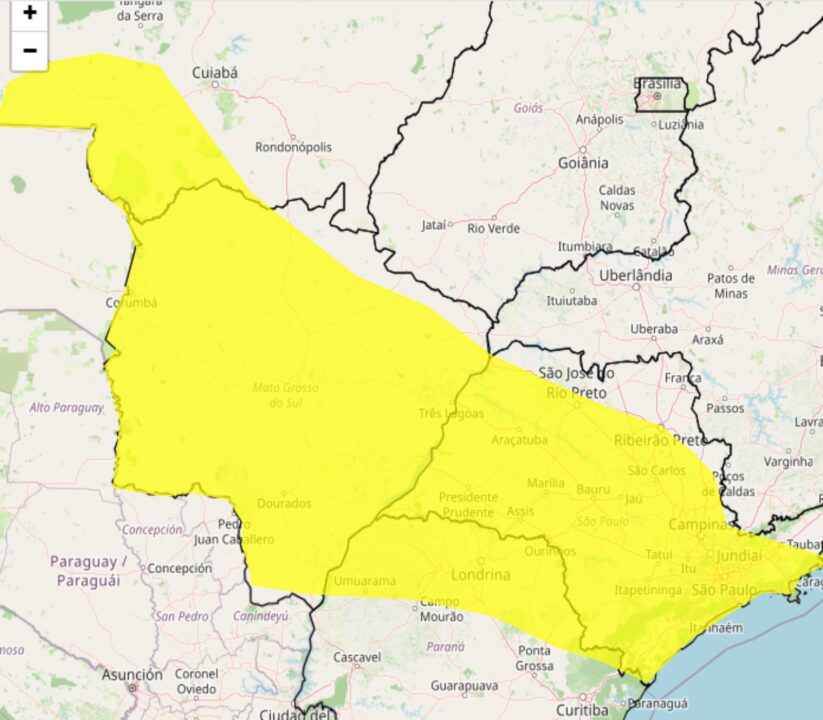 Alerta do Inmet para forte tempestade em grande parte do país no domingo, 11; veja as regiões
