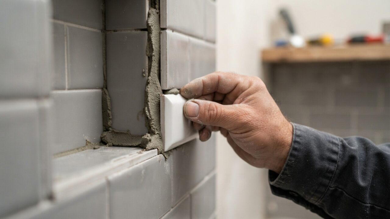 Quanto um pedreiro cobra para reformar um banheiro de 4 m² com troca de piso, revestimento e nicho embutido em 2026?