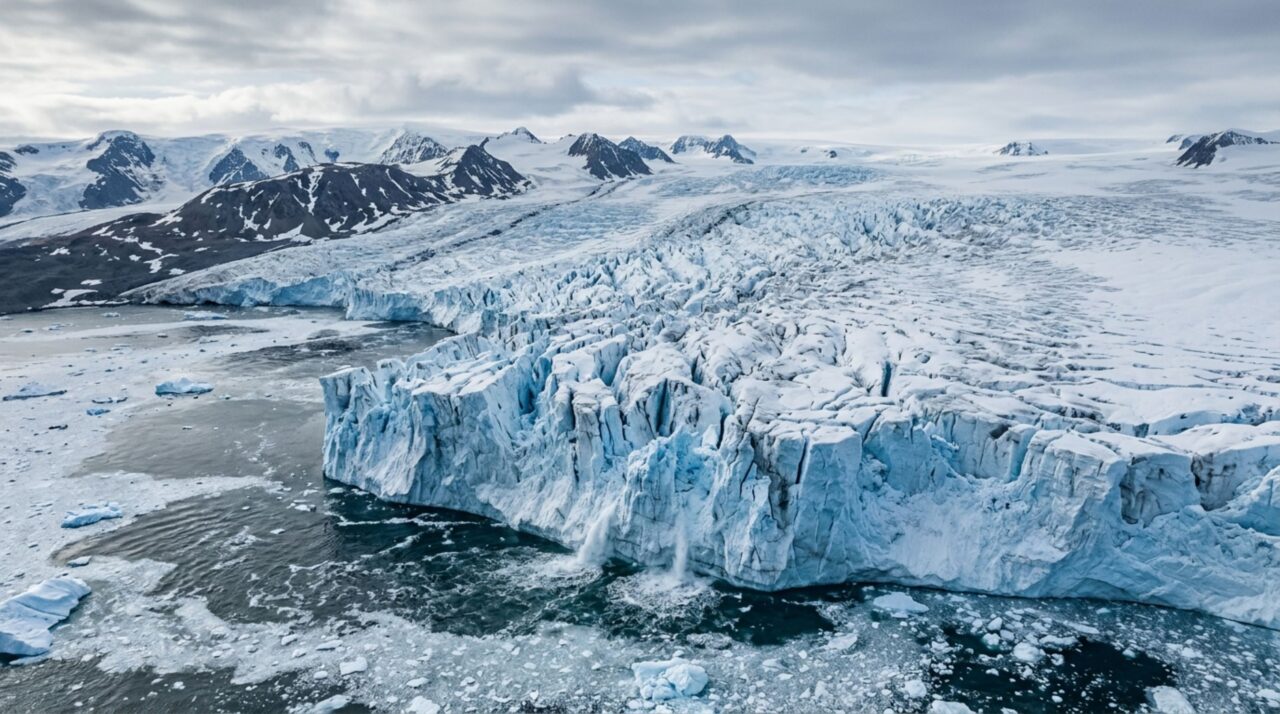 O gelo continental que alimenta o oceano